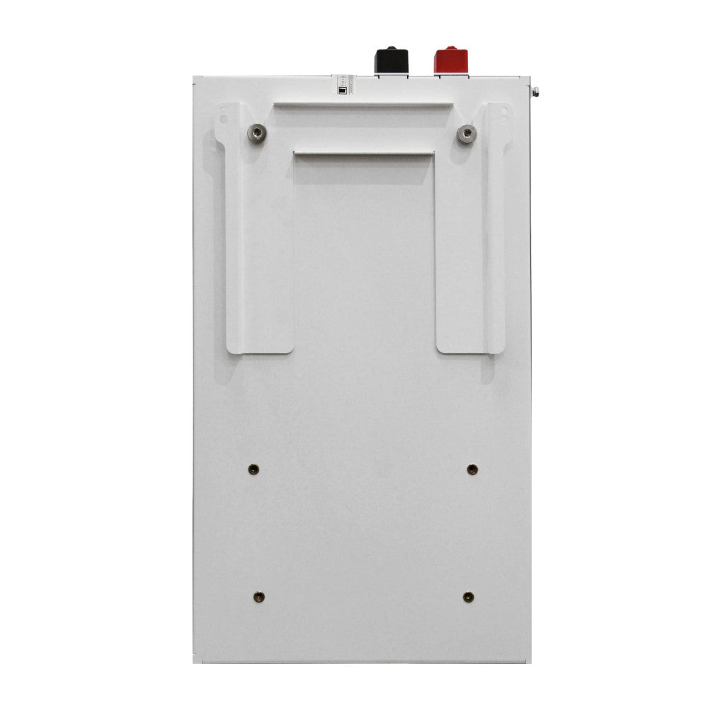 LBSA 51.2v 104Ah 5.3kWh LiFePO4 Wall Mount Solar UPS Battery - White - Back